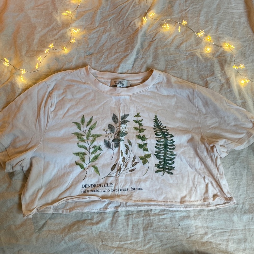 Cottage-Core “Dendrophile” Crop Top